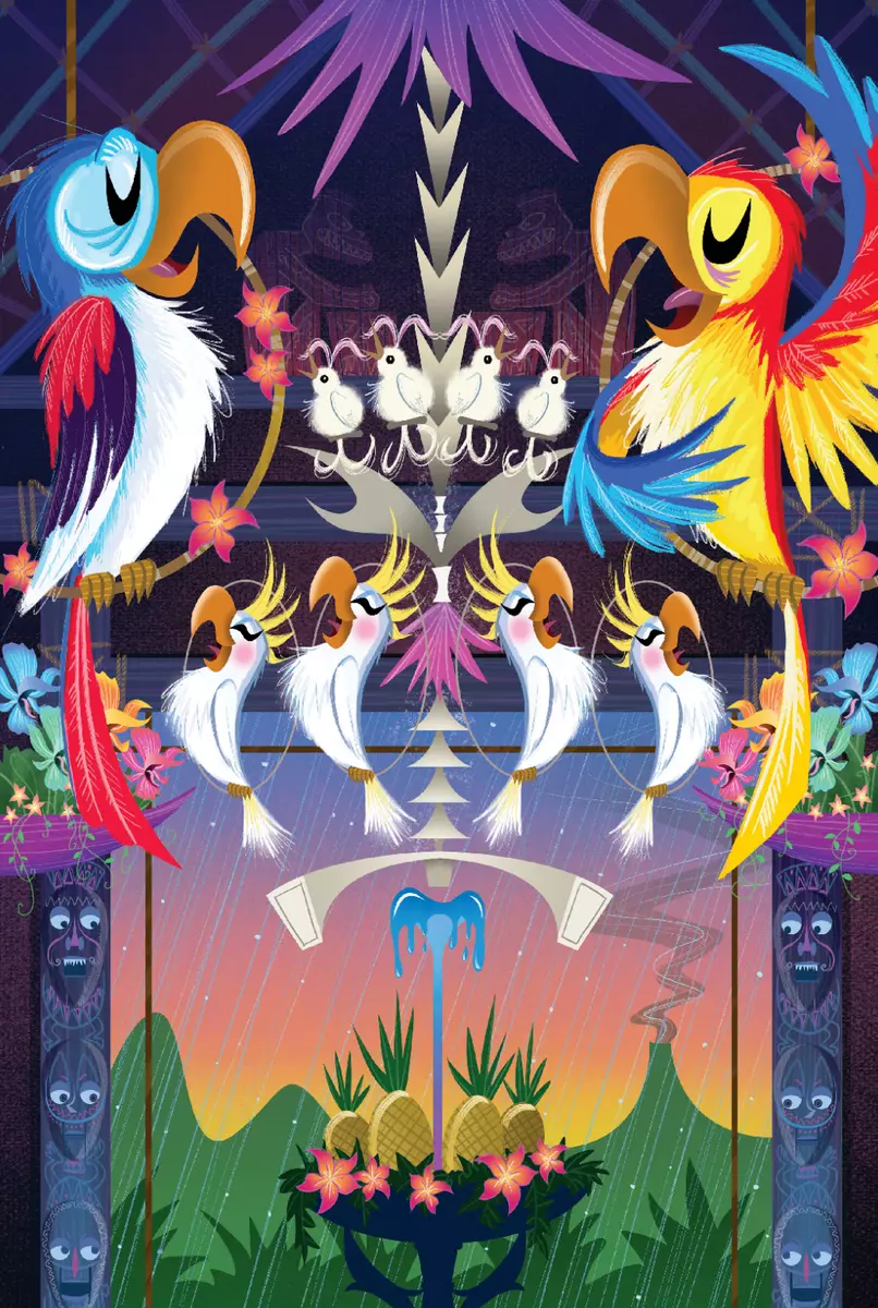 Tiki room birds sale