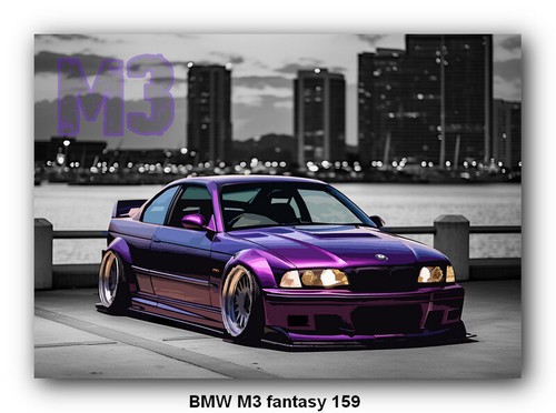BMW M3 - 40 different CAR POSTER PRINT IMAGE A3 A4 or DIGITAL E30 E46 E36 E90 E9 - Picture 129 of 134