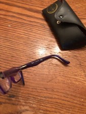 Ray-Ban RB1530 3589 Kids Eyeglasses Frames Purple Rectangular Full Rim 46-16-125