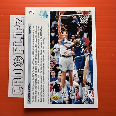 1992-93 Upper Deck #P45 Christian Laettner Minnesota Timberwolves