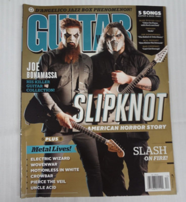 Guitar World Slipknot December 2014 Magazine KG Motionless In White Wovenwar