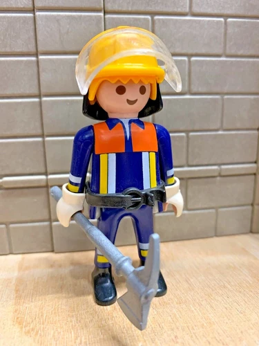 Playmobil character police gendarme firefighter 54 - for CUSTOM RARE VINTAGE