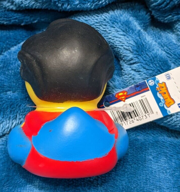 NWT Superman DC Comics Rubber Duck Duckz