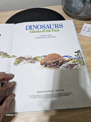 1974 Merrigold Press Dinosaurs Giants Of The Past by Eileen Daly Hardcover Book - 第 7/14 張圖片