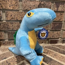 A&A Global Industries Blue Dinosaur Plush 12” NWT