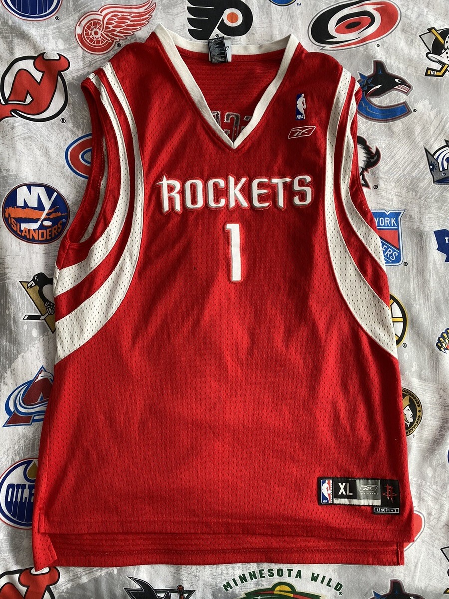 密刺 HOUSTON McGrady 1 ジャージ 2004-05 2004-06 Houston Rockets McGrady #1 Reebok Swingman Home