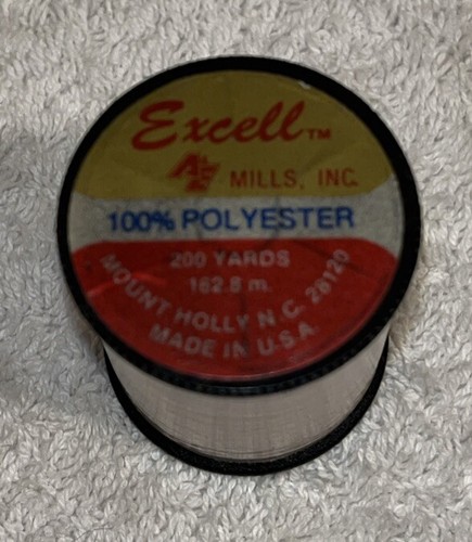 Vintage Excell Lavender 100% Polyester 200 Yards General Sewing Thread USA - Picture 6 of 7
