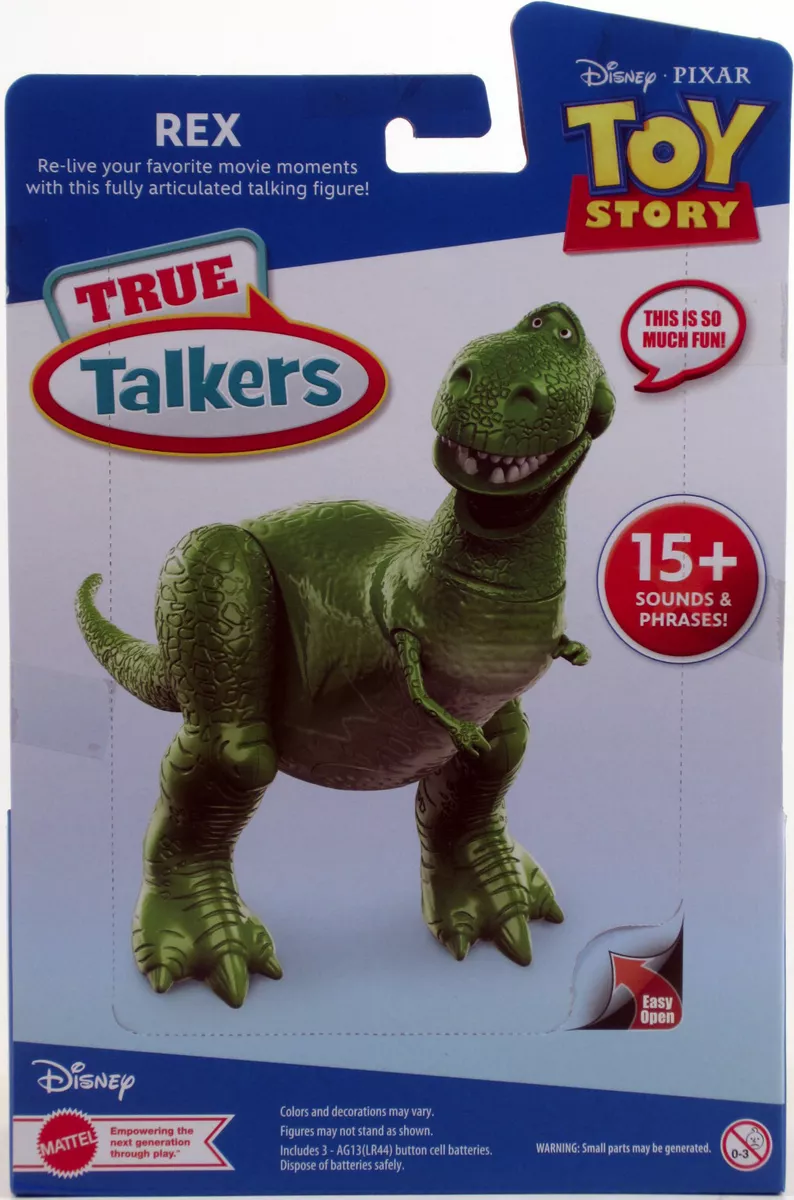 Disney and Pixar Toy Story Toys, Talking Rex Dinosaur Figure