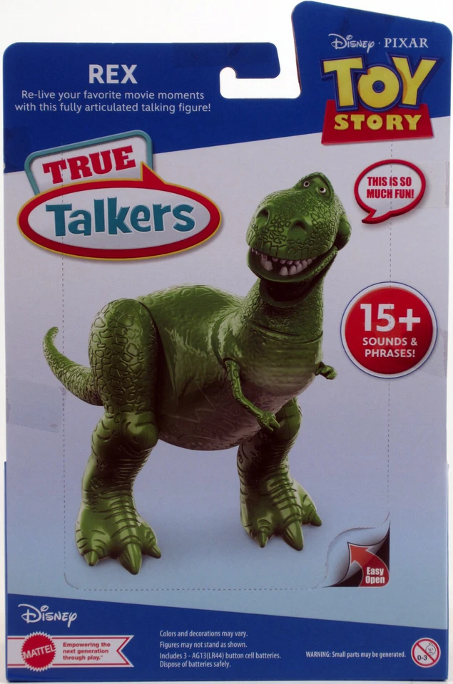 Фигурка True Talkers 8 дюймов Disney Pixar Toy Story 4 TALK REX 15+ фраз GFR16 - Изображение 2 из 3