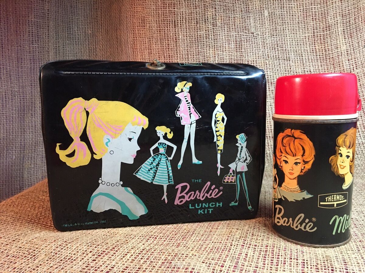 1962 Barbie Doll Vinyl Lunchbox And Thermos By Mattel - Vintage | eBay 1962 Barbie Doll Vinyl Lunchbox And Thermos By Mattel - Vintage | eBay