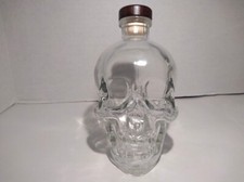 Crystal Head Skull Vodka Dan Ackroyd Glass Bottle 750ml Skeleton Liquor Empty 