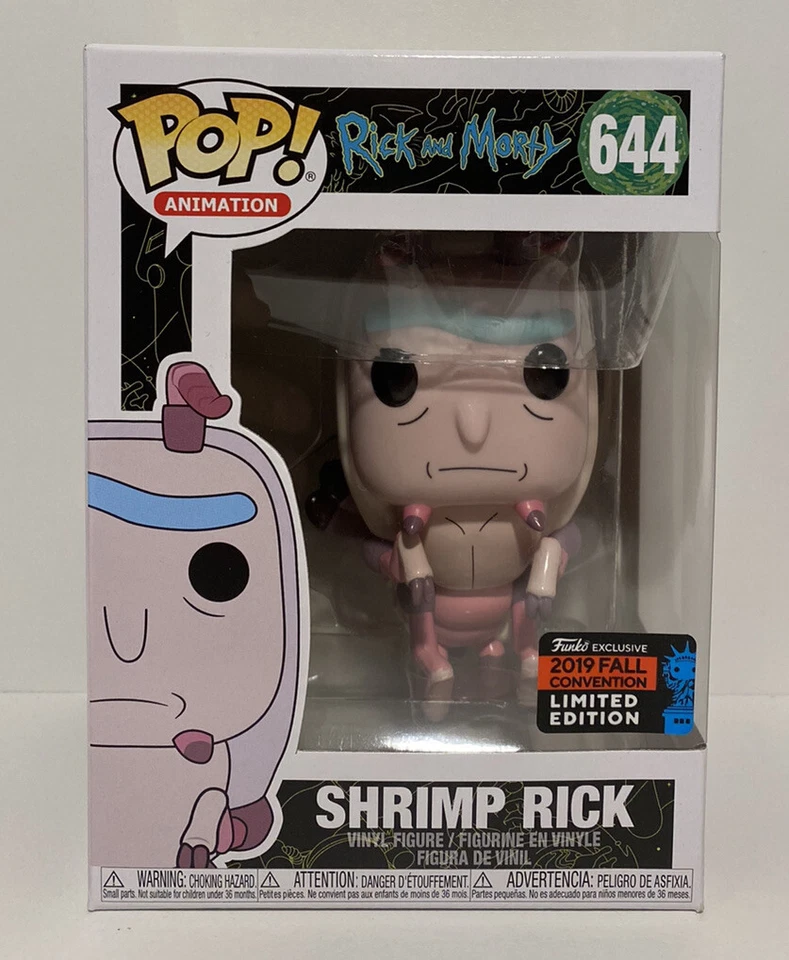 Shrimp Rick #644 2019 Convention POP! Vinyl Rick And Morty Foto 2 de 3