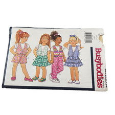 Butterick busybodies pattern 4021 Vest top skirt shorts pants uncut size 2-3-4