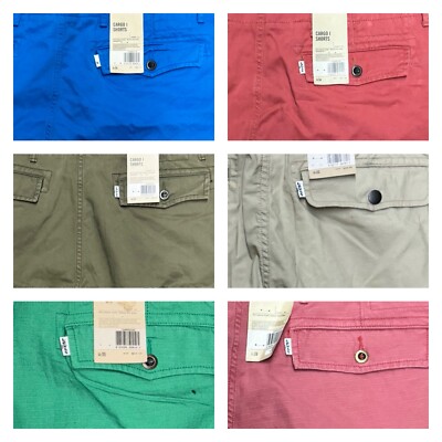 Levis Cargo Shorts Cotton Cargo Shorts Original Relaxed Fit Many Colors