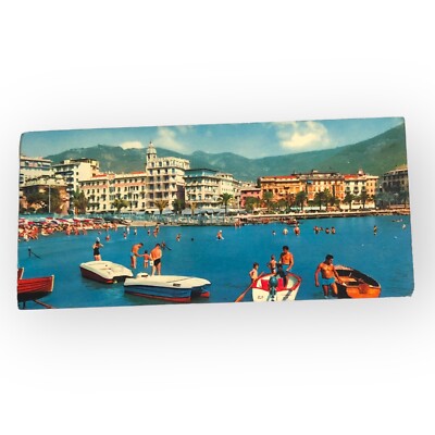 Postkarte 1967 RAPALLO Viaggiata 14,8x7,3 cm Die Stunde des Bades / Kodak ekl...