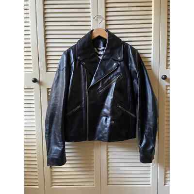 $1025 Noon Goons Public Image Black Leather Motorcycle Biker