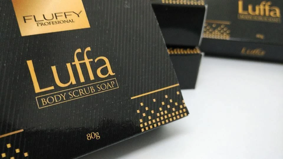 Original FLUFFY LUFFA Körperpeeling Seife ENTFERNEN SIE SCHMUTZ und abgestorbene Hautzellen - 80g - Bild 3 von 4