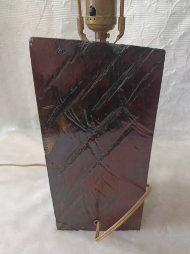 Vintage Solid Wood Table Lamp MCM BOHO Rustic Cabin Beach House Decor 22"  - Picture 11 of 14
