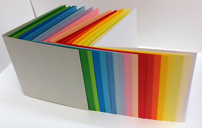 Blankokarten-Klappkarten quadratisch - 4-seitig 160 g  (22324)