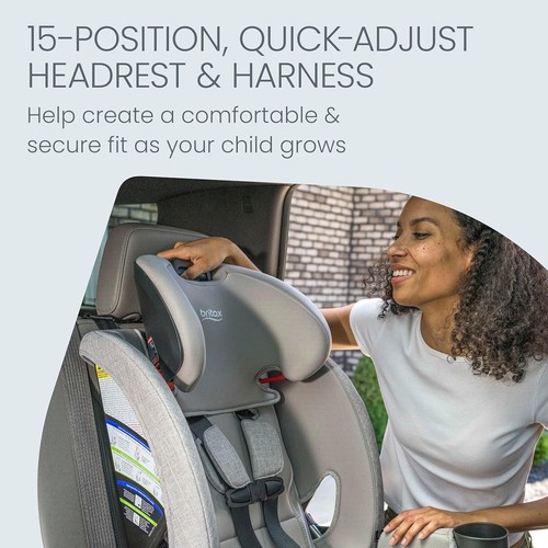 Britax One4Life Slim All-in-One Car Seat - Sea Foam - Picture 7 of 9