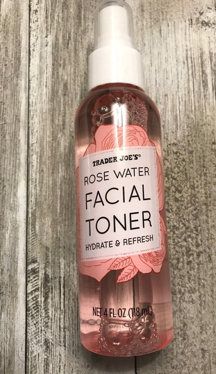 Trader Joe's Rose Water Rosewater Facial Toner Hydrate Refresh