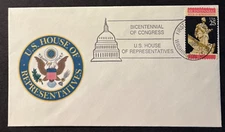 #2412 House of Representatives FDC with add-on cachet