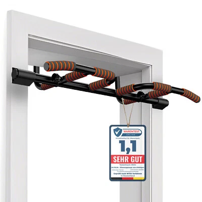 DH FitLife Klimmzugstange ohne Bohren – Türreck 65–92cm mit Multigriff