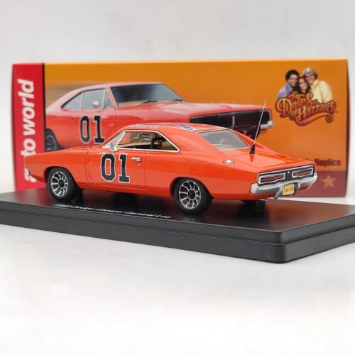 1:43 Auto World Dodge Charger General Lee 1969 Red AWRSS1151 Resin Car Models US - Picture 3 of 8