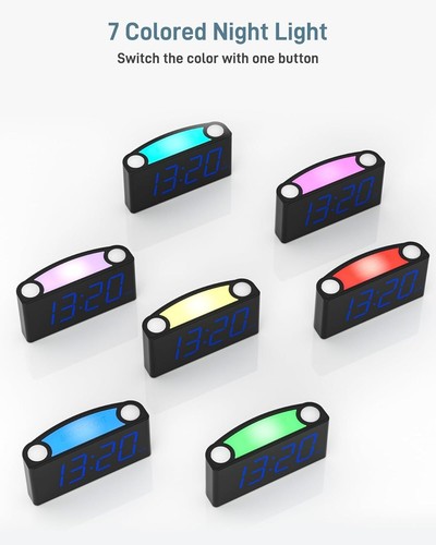 Extra Loud Alarm Clock with Bed Shaker Vibrating Alarm Clock for Heavy Sleepers - Picture 6 of 7