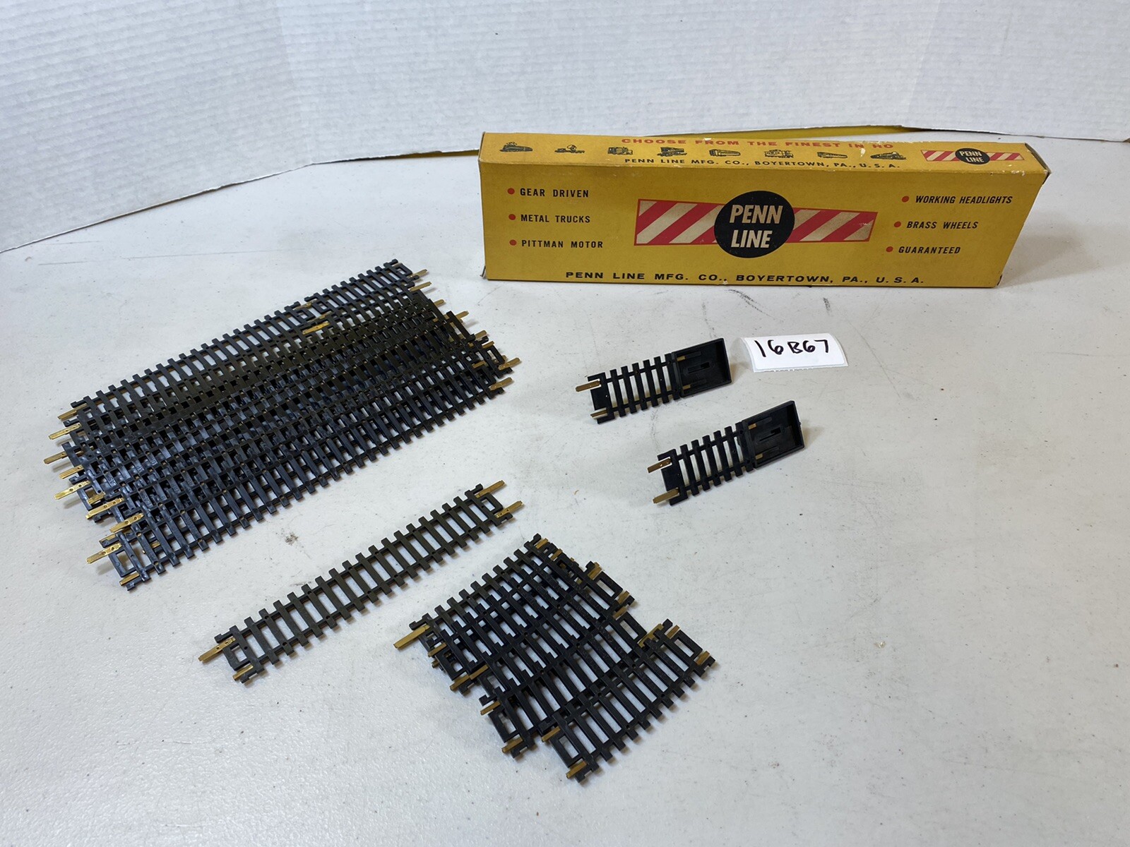 Pathmark Ho Train Set Penn Line Ho gauge electric model train track lot 4 types box 16B67 | eBay