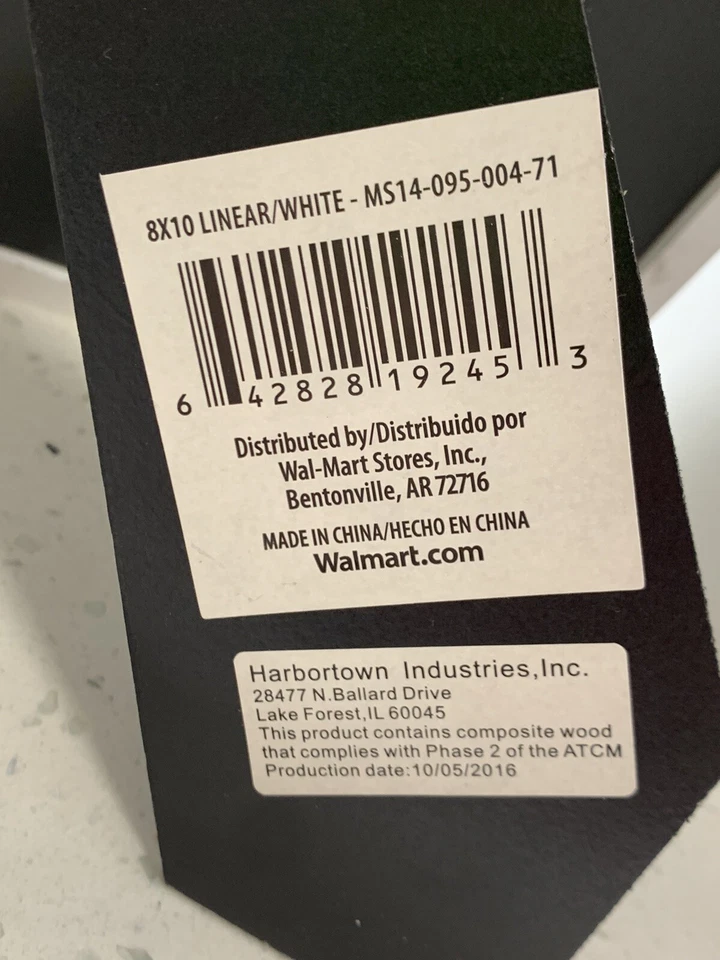 Marco de fotos (8 × 10) blanco clásico pilares Foto 3 de 4