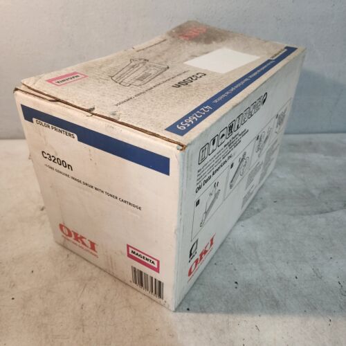 OKIDATA 42126659 C3200N Magenta Toner mit Trommel Original Neu Versiegelt Verpackt Kostenloser Versand - Bild 3 von 4