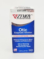 Otic Enzymatic Hydrocortisone Solution Pets Ear Care 1.25 oz BB11/27
