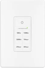 BN-LINK Countdown Timer Switch for Exhaust Fan, Bathroom Fan Light Switch Timer