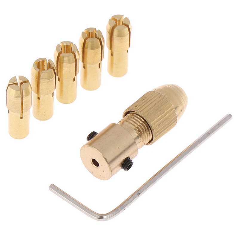 Electric Motor Shaft Mini Drill Chuck Fixture 0.3mm 3.0mm Small To Drill BiH uk