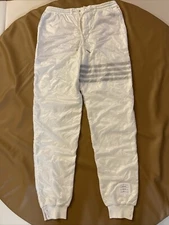 THOM BROWNE 4-BAR HYBRID SWEATPANTS SZ 4 MSRP $1,250 MADE IN JAPAN