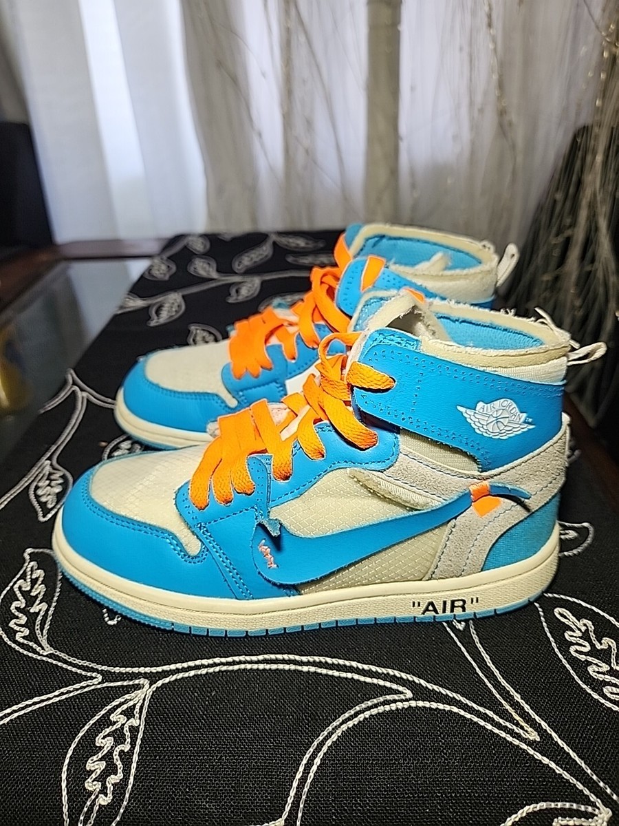 NIKE Air Jordan 1 ブルー/ホワイト　UNC 27㎝ Nike Off-White Air Jordan 1 University Blue UNC Carolina