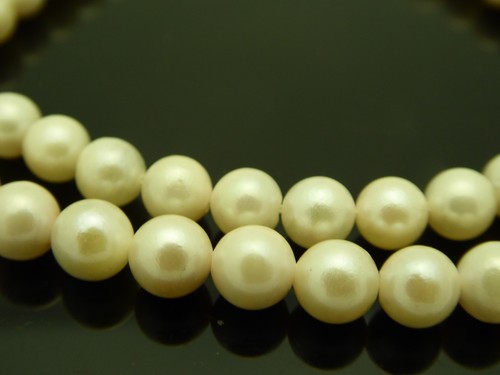 Cultured Round Fresh Water Natural White Pearl Size 5.5mm Bead Strand 16" - Picture 8 of 10