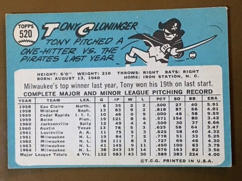 1965 Topps Baseball Singles - Pick Your Card -- 371 to 598 -- High Numbers - Picture 283 of 499