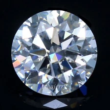 Natural D Color VVS1 Certified 4.5x4.5 MM Round Brilliant Cut White Diamond