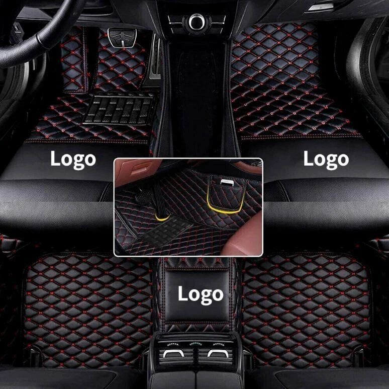Fit For Mercedes Benz All Models Car Floor Mats Leather Waterproof Auto Liners  Foto 3 de 4