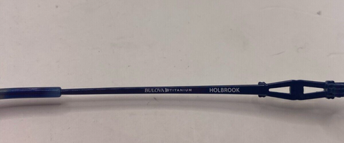 BULOVA EYEGLASSES FRAMES ONLY NEW HOLBROOK NAVY HALF RIM 54-16-135 - Picture 5 of 8