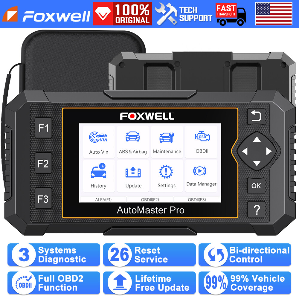 Automotive Car OBDII Scanner Diagnostic Scan Tool ABS SRS Bi-directional Oil DPF-image