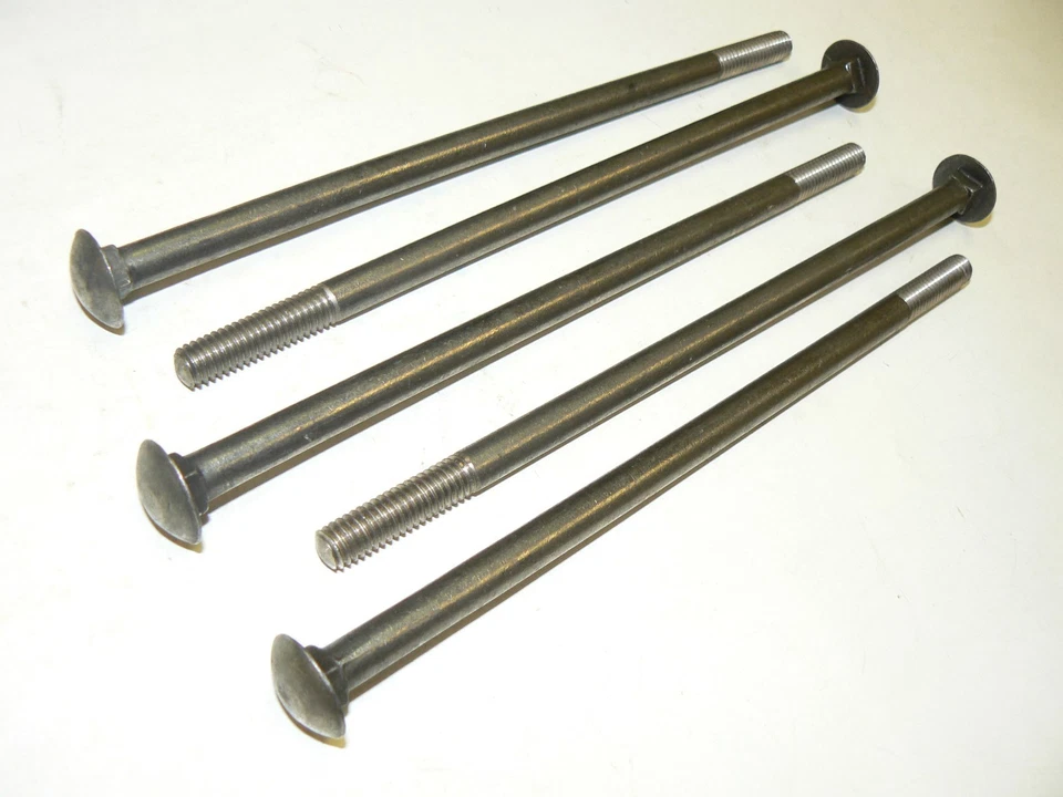 Pernos de carro de acero inoxidable de 5/16"-18 x 7 1/2" con tuercas y fl. Arandelas - 25 uds. Foto 2 de 4