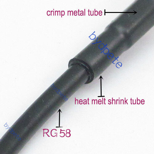 TNC male to TNC female bulkhead LMR240 Cable extend Coaxial RF Koaxial Kable lot - Picture 3 of 4