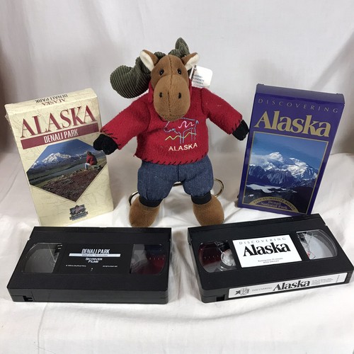 Alaska VHS VCR Tapes Lot 2 Discovering Alaska Ketchikan Denali Park Moose Juneau - Bild 1 von 10