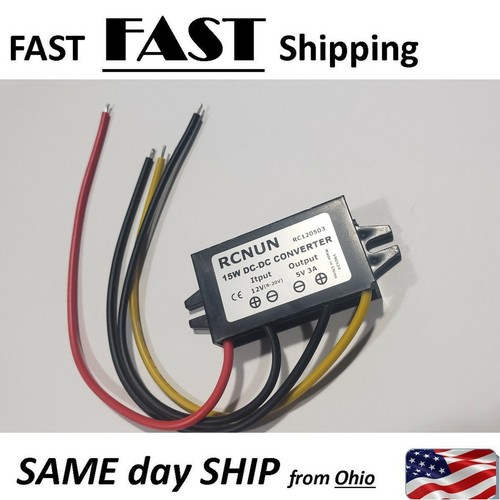 Step Down Transformer / Buck Convertor / Voltage Regulator 12VDC to 5VDC 15W max - Picture 1 of 3