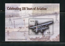 V475  Malawi  2004   aviation airplane  FIAT CR-2  sheet   MNH