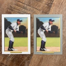 (2) 2006 Topps Turkey Red Alfonso Soriano Lot Ad Back Variation + White Parallel