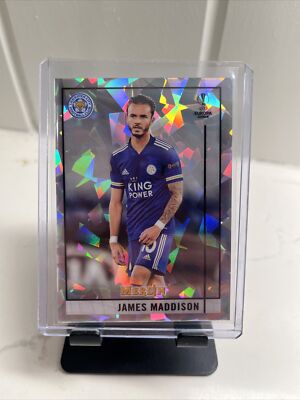 2020-21 Topps Merlin Chrome UEFA Atomic #78 JAMES MADDISON  /250 Leicester City